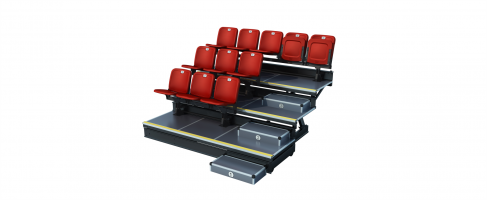 斐特后置伸縮看臺